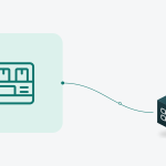 Illustration for “Keeping inventory consistent across multiple sales channels”: Inventory workflow icon connected to an ORCA cube
